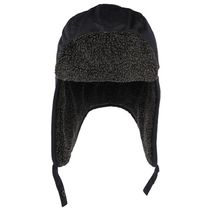 Gorro Aviador de algodón encerado de Failsworth - Azul Marino