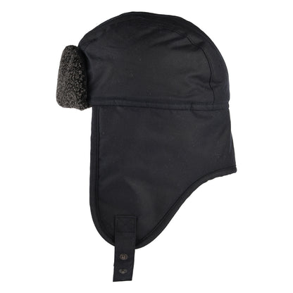 Gorro Aviador de algodón encerado de Failsworth - Azul Marino