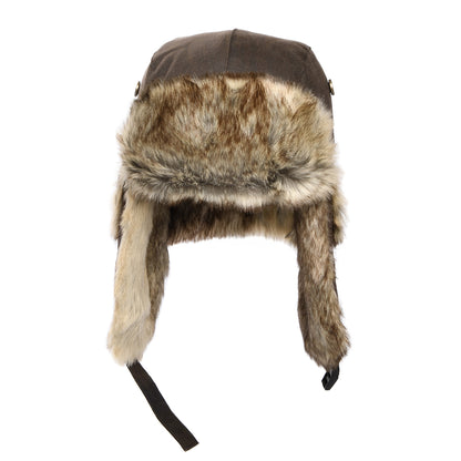Gorro Cazador de aldogón envejecido de Dorfman Pacific - Marrón