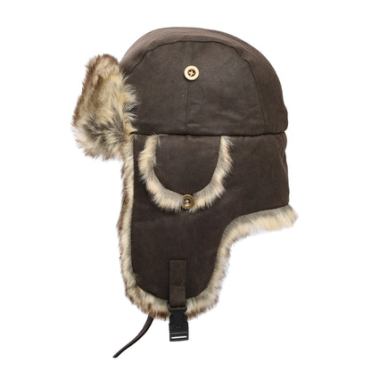 Gorro Cazador de aldogón envejecido de Dorfman Pacific - Marrón