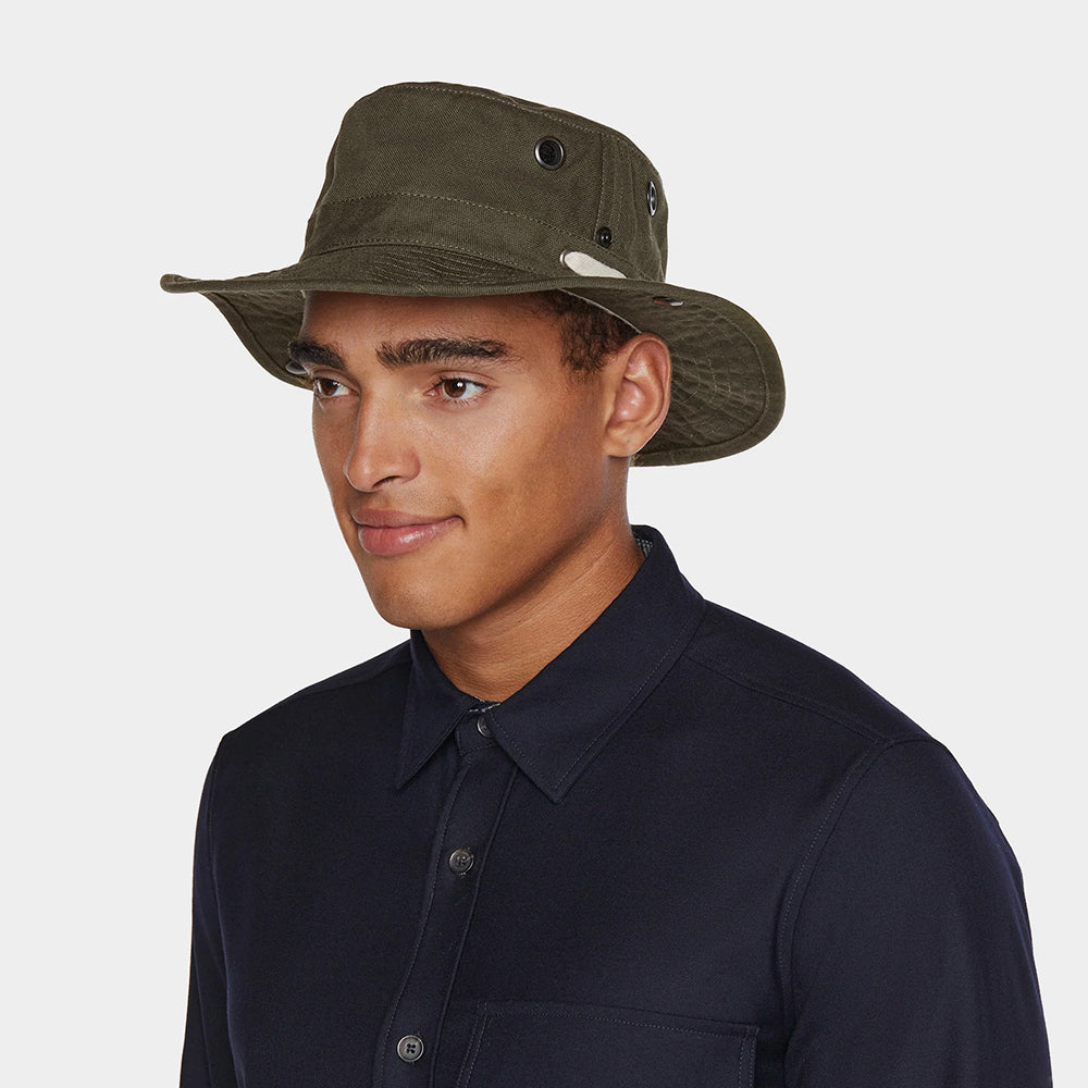 Sombrero de Sol T3 Wanderer plegable de Tilley - Verde Oliva