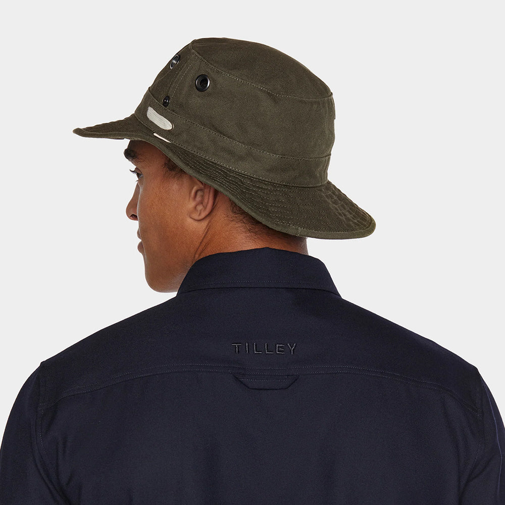 Sombrero de Sol T3 Wanderer plegable de Tilley - Verde Oliva