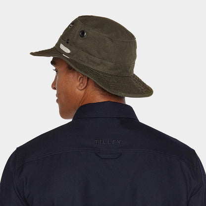 Sombrero de Sol T3 Wanderer plegable de Tilley - Verde Oliva