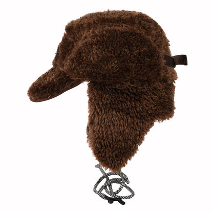 Gorra con solapa Utility de Piel de oveja sintética de Kangol - Marrón
