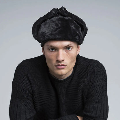 Gorro Aviador Ushanka de Kangol - Negro