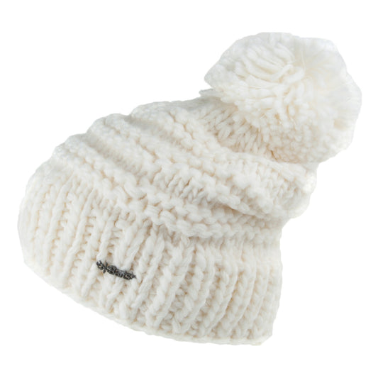Gorro Jasmin con pompón de Barts - Blanco Invernal