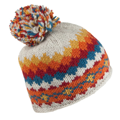 Gorro con pompón Short de Kusan - Multicolor
