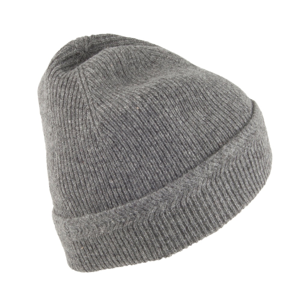 Gorro Beanie de canalé de Lyle & Scott - Gris
