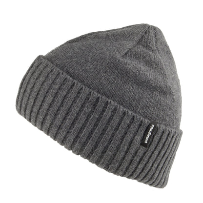 Gorro Beanie Brodeo de lana reciclada de Patagonia - Antracita