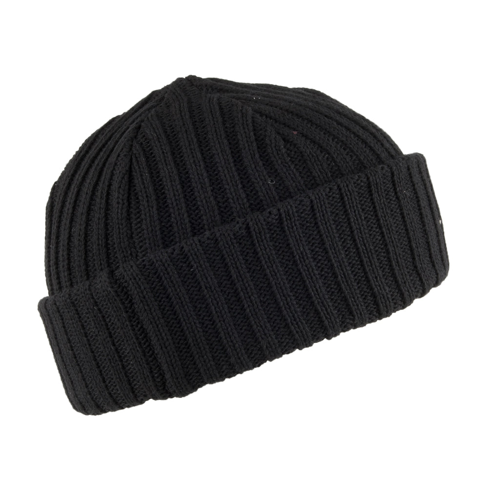 Gorro Beanie pescador de canalé de Levi's - Negro