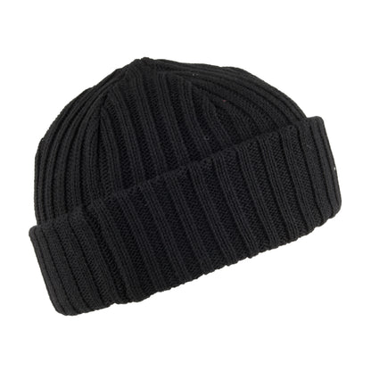 Gorro Beanie pescador de canalé de Levi's - Negro