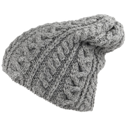 Gorro Beanie Oversized de lana inglesa de Highland 2000 - Acero