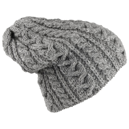 Gorro Beanie Oversized de lana inglesa de Highland 2000 - Acero