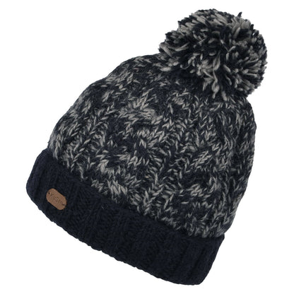 Gorro con pompón SP Cable de Kusan - Azul Marino