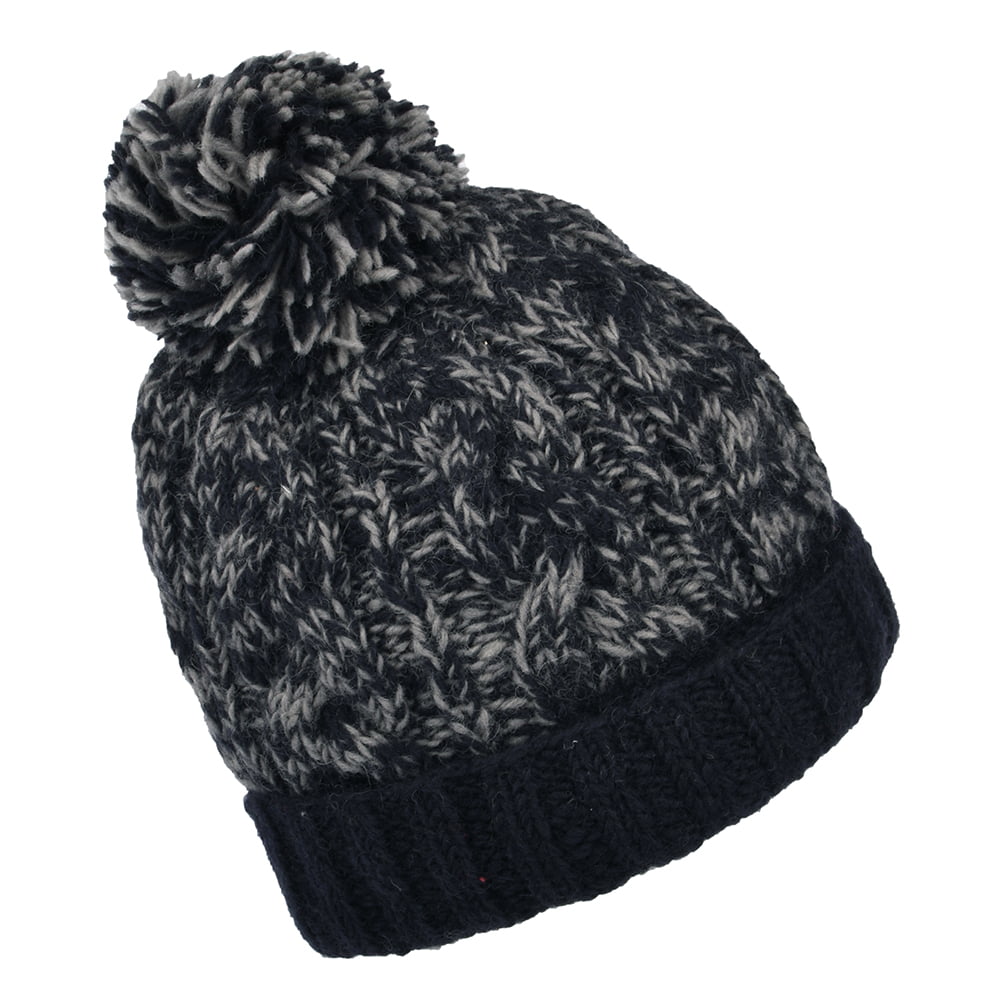Gorro con pompón SP Cable de Kusan - Azul Marino