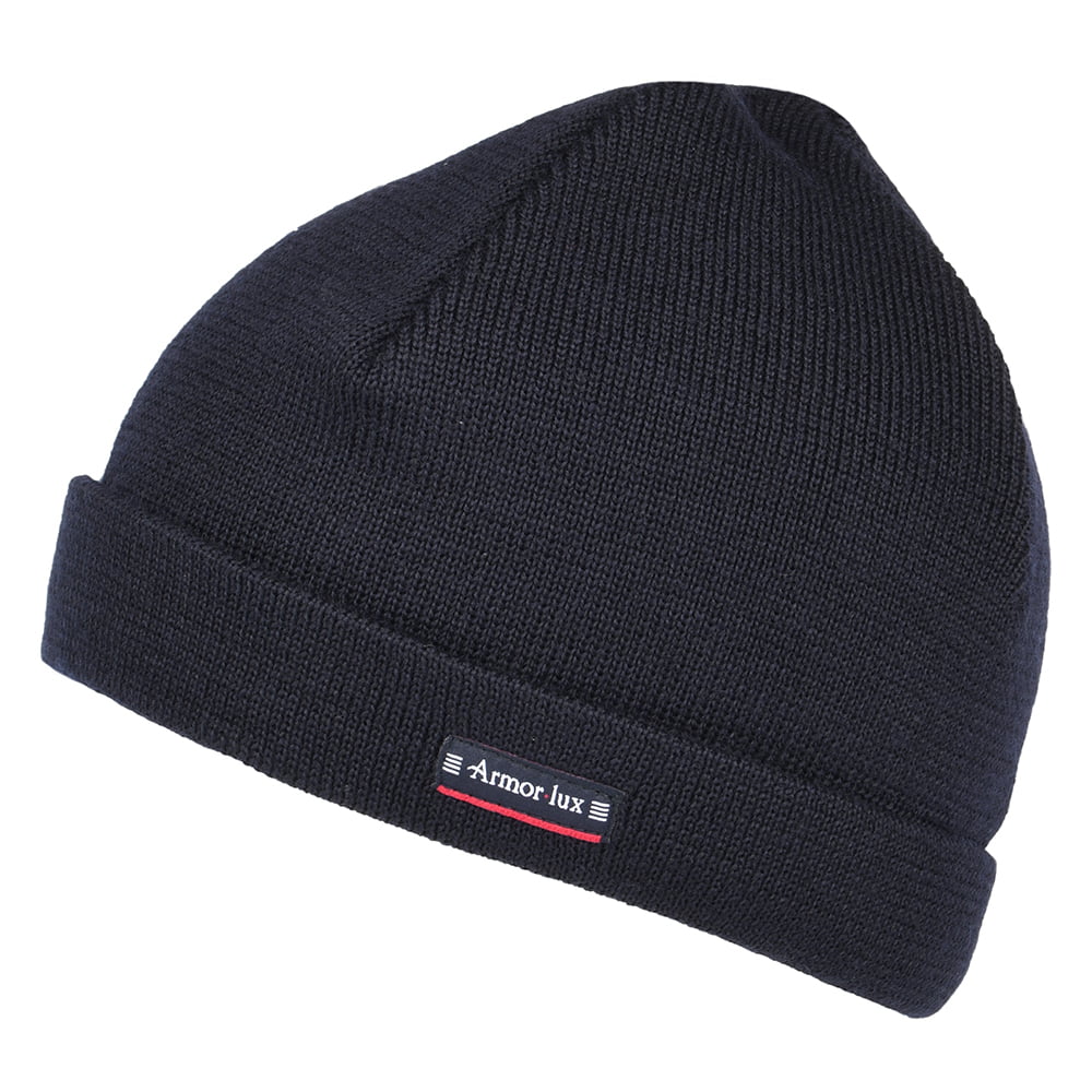 Gorro Beanie Lannion de lana pura de Armor Lux - Azul Marino