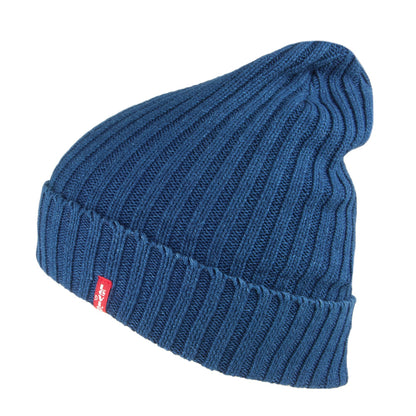 Gorro Beanie de canalé de Levi's - Azul Oscuro