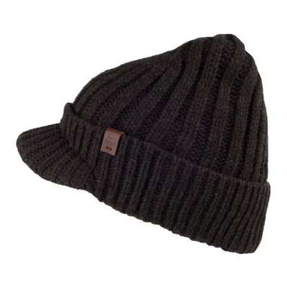 Gorro Beanie con visera Silo de acrílico de Barts - Gris Oscuro