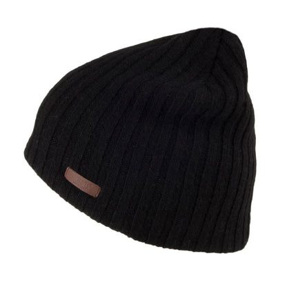 Gorro Beanie Haakon de lana de Barts - Negro