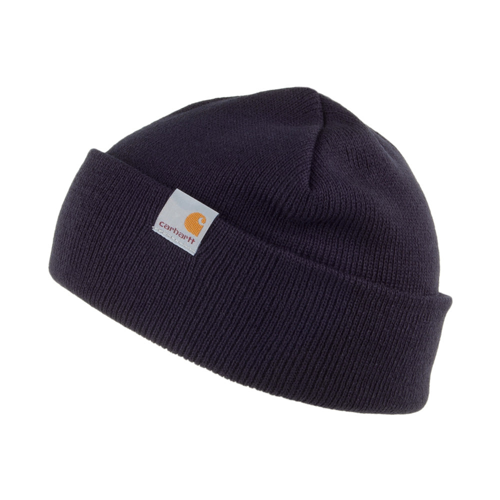 Gorro Beanie Stratus Short Watch de Carhartt WIP - Azul Oscuro