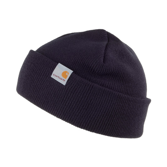 Gorro Beanie Stratus Short Watch de Carhartt WIP - Azul Oscuro