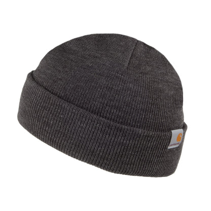 Gorro Beanie Stratus Short Watch de Carhartt WIP - Gris Jaspeado