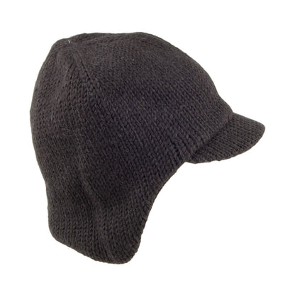 Gorro beanie con orejeras y pico de Kusan - Gris