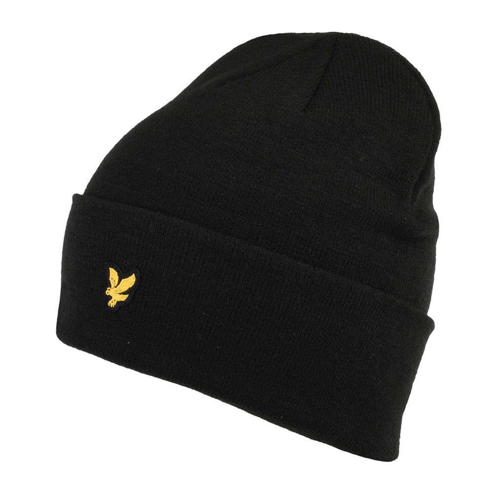 Gorro Beanie Basic de Lyle & Scott - Negro