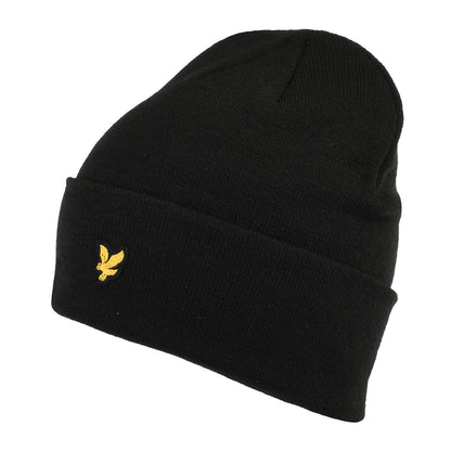 Gorro Beanie Basic de Lyle & Scott - Negro