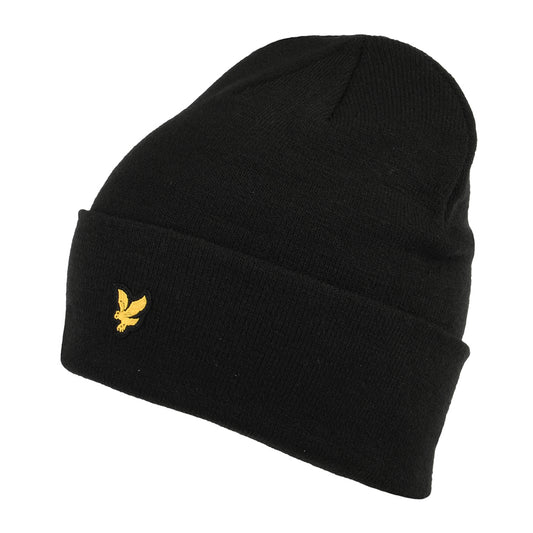 Gorro Beanie Basic de Lyle & Scott - Negro
