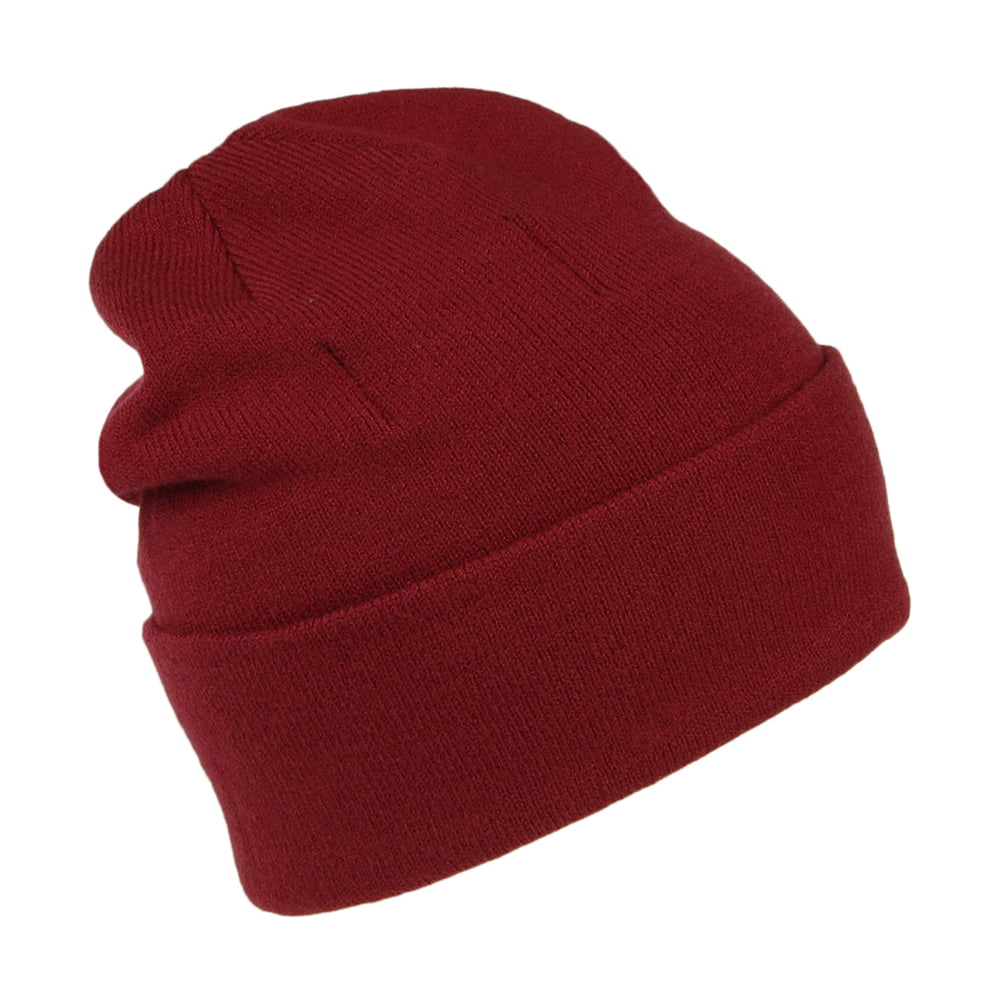 Gorro Beanie Basic de Lyle & Scott - Vino