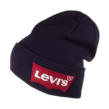 Gorro Beanie Oversized Batwing de Levi's - Azul Marino