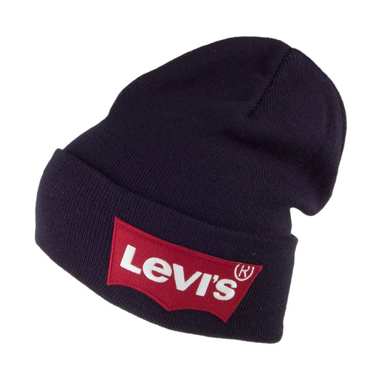 Gorro Beanie Oversized Batwing de Levi's - Azul Marino