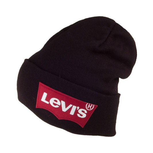 Gorro Beanie Oversized Batwing de Levi's - Negro