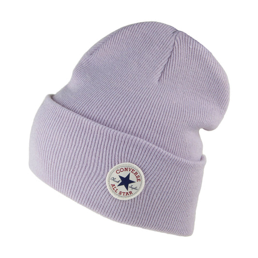 Gorro Beanie Chuck Taylor de talle alto de Converse - Lila
