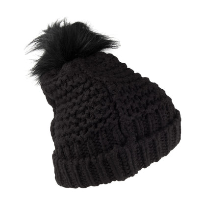 Gorro con pompón Chic Regal de Superdry - Negro