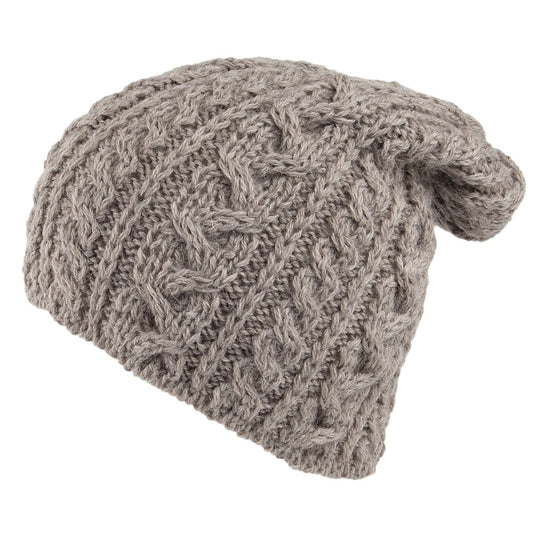 Gorro Beanie Oversized de lana inglesa de Highland 2000 - Avena