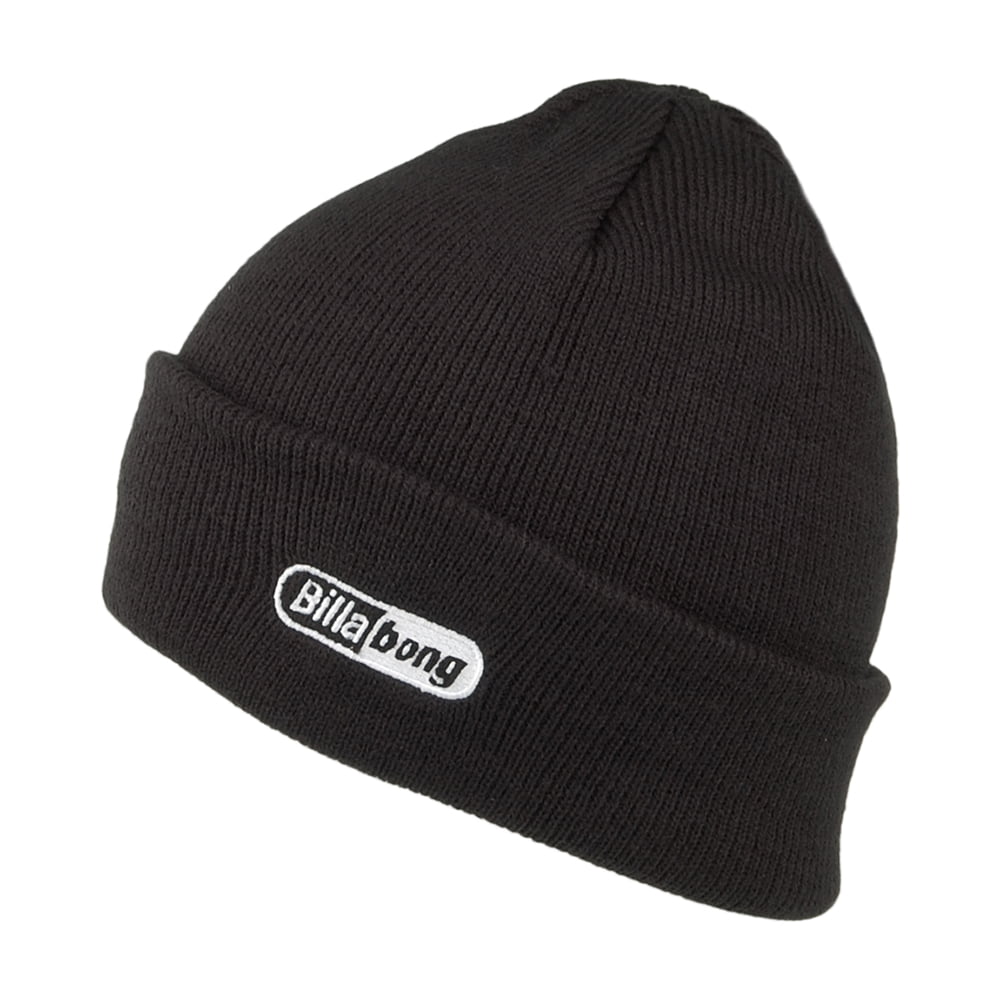 Gorro Beanie Edge con vuelta de Billabong - Negro