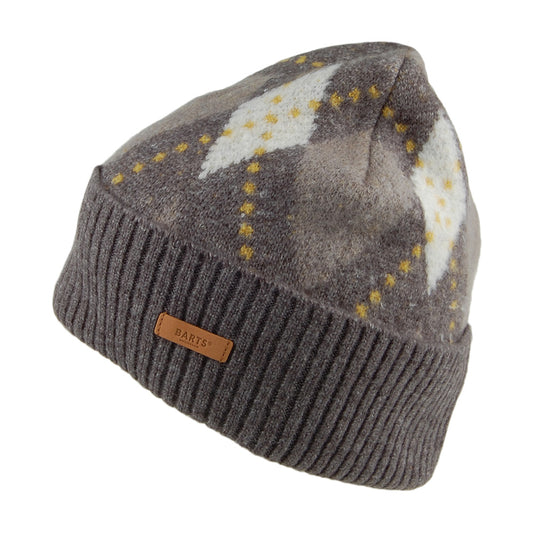 Gorro Beanie Eyvor Argyle de Barts - Gris