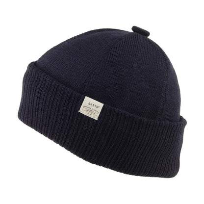 Gorro Beanie Lyon Botón con vuelta de Barts - Azul Marino