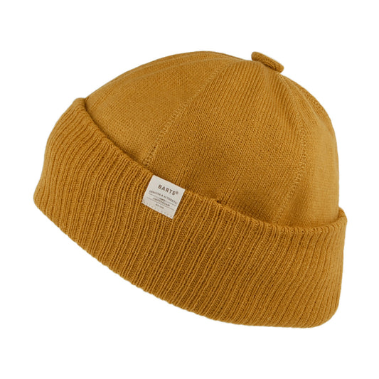 Gorro Beanie Lyon Botón con vuelta de Barts - Mostaza
