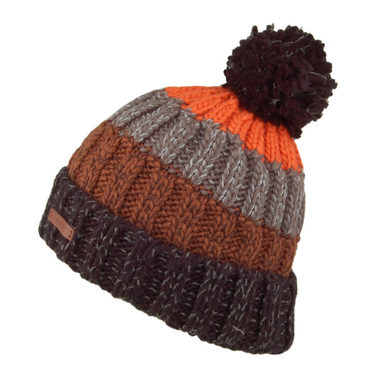 Gorro con pompón Wilhelm de Barts - Negro-Naranja