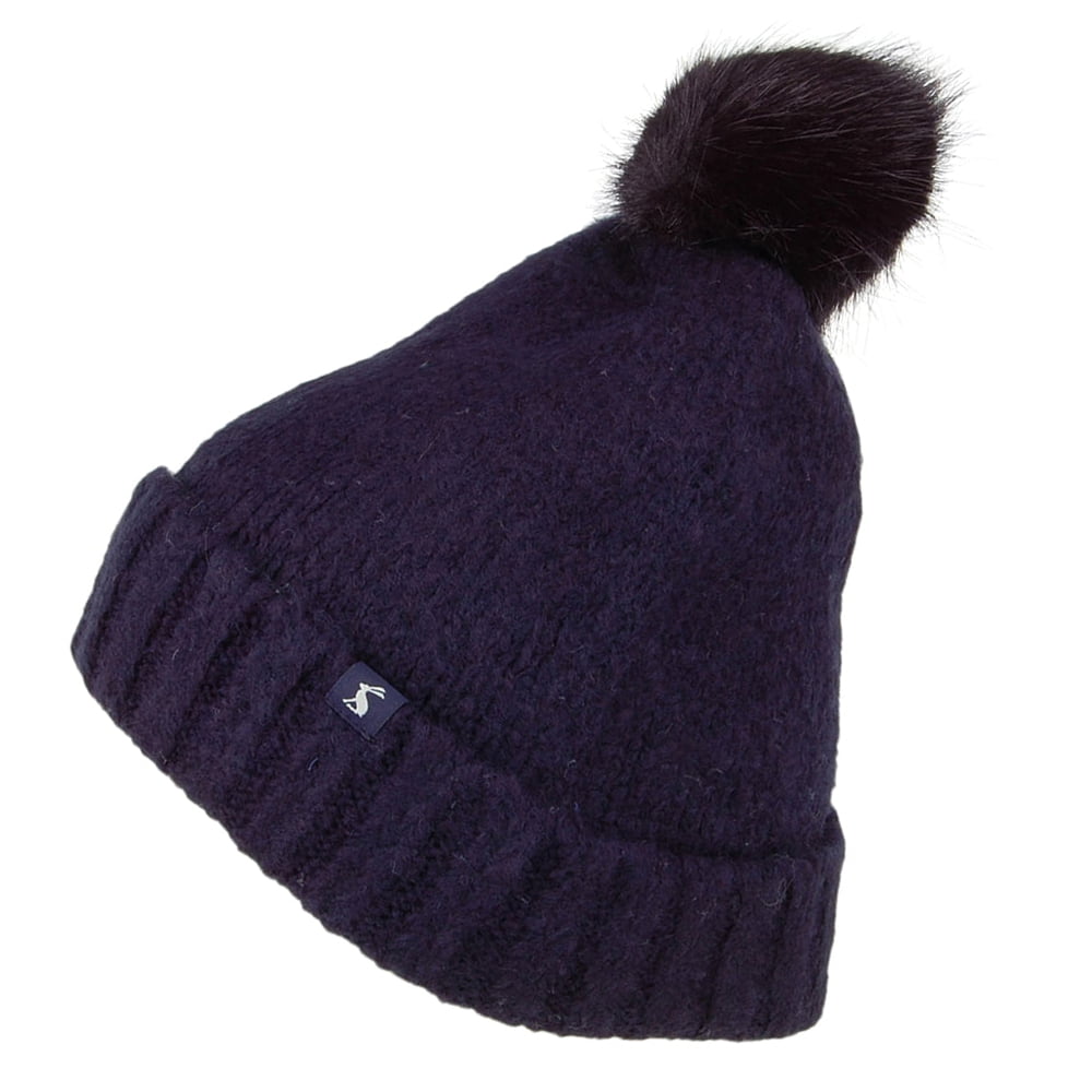 Gorro con pompón Snugwell de Joules - Azul Marino