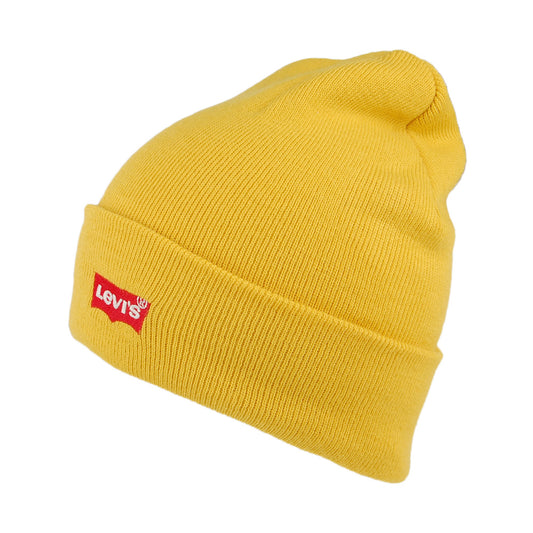 Gorro Beanie Red Batwing Embroidery Slouchy de Levi's - Amarillo