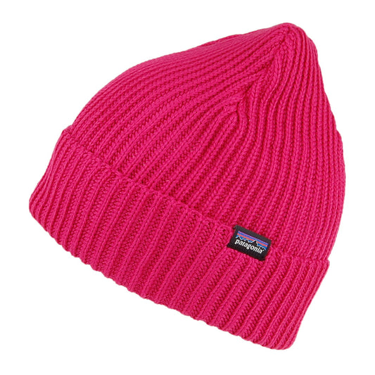 Gorro Beanie Fishermans con vuelta de Patagonia - Rosa