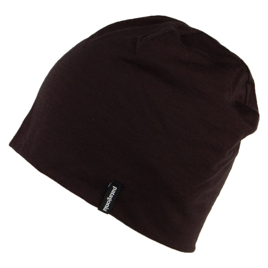 Gorro Beanie Overlook de mezcla de lana merino de Patagonia - Negro
