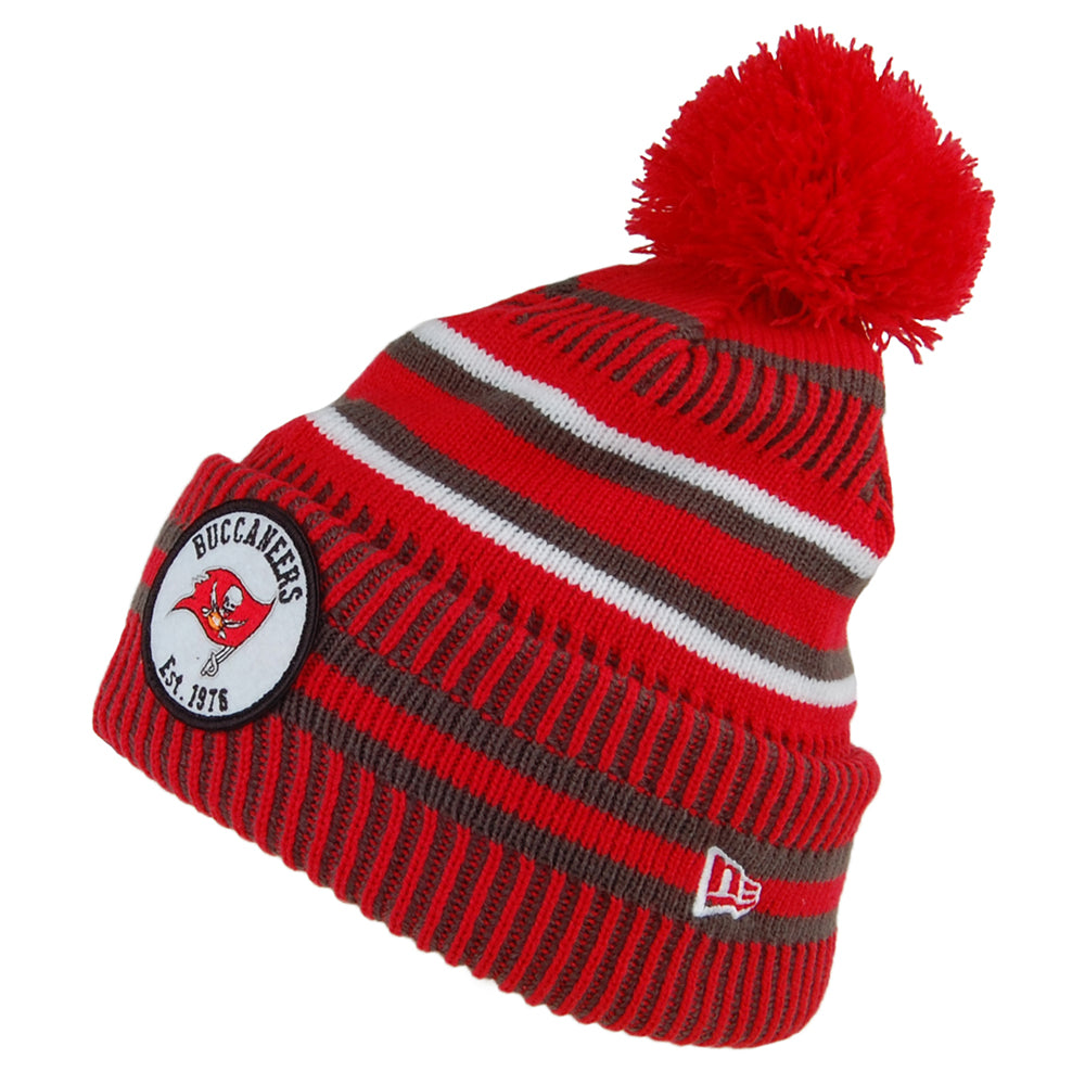 Gorro NFL On Field Knit Tampa Bay Buccaneers de New Era - Rojo-Gris
