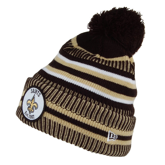 Gorro NFL On Field Knit New Orleans Saints de New Era - Negro-Dorado