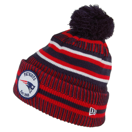 Gorro NFL On Field Knit England Patriots de New Era - Azul Marino-Rojo