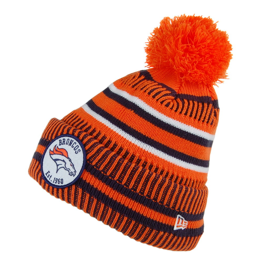 Gorro NFL On Field Knit Denver Broncos New Era - Azul Marino-Naranja